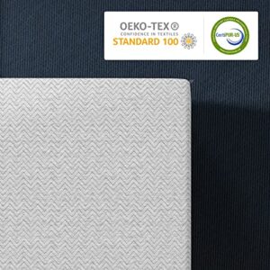 BedStory Firm Mattress Topper 3 Inch King Size - Extra Firm Memory Foam Bed Topper for Pain Relief - Copper Gel Bamboo Charcoal Green Tea Infused Cooling Mattress Pad - CertiPUR-US Certified