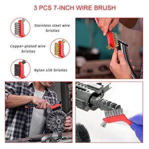 A ABIGAIL 21 Pcs Car Cleaning Tools Kit, Car Detailing Kit, Car Detailing Brushes, Car Wheel Tire Brush Set, Car Windshield Cleaning Tool, Car Care kit for Interior, Exterior, Wheels, Dashboard