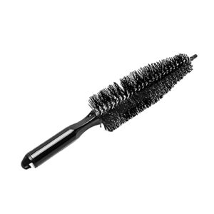 wheel brush can wheel and rim detail brush with long soft bristles car wheel brush rim tire detail brush multi purpose for wheel rim exhaust tip motorcycle auto accessories (a, 1 size)