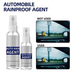 Car Glass Fog Rainproof Agent Fog Spray For Car Windshield Fogging Rainproof Nano Rain Remover 30 And 100ml Car Interior Accessories (A-100ML, 1 Size)