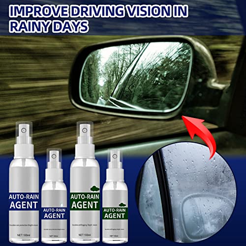 Car Glass Fog Rainproof Agent Fog Spray For Car Windshield Fogging Rainproof Nano Rain Remover 30 And 100ml Car Interior Accessories (A-100ML, 1 Size)