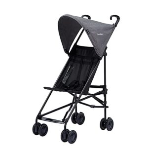 pamo babe baby umbrella stroller, lightweight stroller, compact foldable travel strollers for babies and toddlers up to 33 lbs(gray)