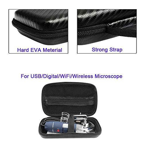 Ninyoon Original USB Microscope Carrying Case Bag for Ninyoon WiFi & USB Digital Microscope, Also Compatible with Other Brands Handheld Microscope