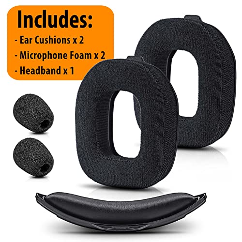 A50 Mod Kit Gen 3 - Earpads Compatible with Astro A50 Gen 3 Headset I Headband/Replacement Ear Cushions/Microphone Foam - Not Suitable for A50 Gen 4 (GEN 3 Velour)