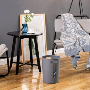 Amorettise 4 Pack Small Trash Can for Bathroom - 3 Gallon/12-Liter Wastebasket, Round Plastic Garbage Container Bin for Bedroom Office.