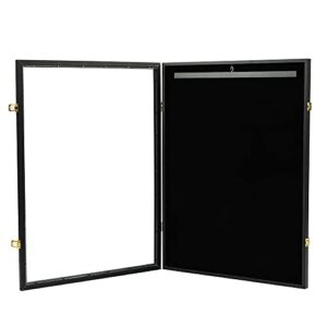 cnnell storage box wall display case lockable rack for football basketball jersey 32 inches