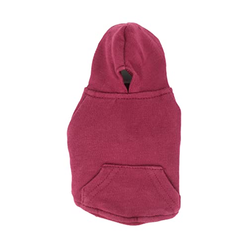 LOPHIPETS Dog Hoodies Sweatshirts for Small Dogs Teacup Chihuahua Yorkie Puppy Clothes Cold Weather Coat-Red/XXS