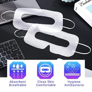 VR Eye Mask Sweat Band for Meta/Oculus Quest 2 Accessories,Breathable Adjustable Size Mesh VR Face Cover Use for Virtual Games Workouts Supernatual