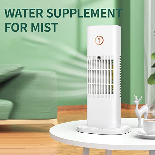 Portable Personal Air Conditioner, Mini Air Conditioning Fan USB Spray Type Water Cooling Fan Desktop Air Cooler Freestanding Air conditioner for Cooling Rooms, Low Noise