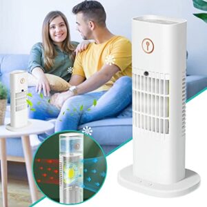 Portable Personal Air Conditioner, Mini Air Conditioning Fan USB Spray Type Water Cooling Fan Desktop Air Cooler Freestanding Air conditioner for Cooling Rooms, Low Noise