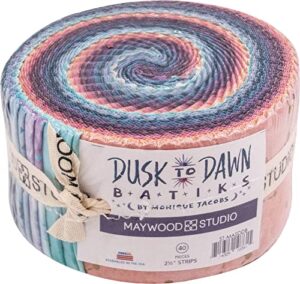 monique jacobs dusk to dawn batiks strips 40 2.5-inch strips jelly roll maywood studio, st-masddb