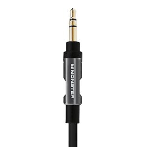 Monster 8-inch Audio Splitter, Dual 3.5mm Output Jacks, Connect Audio From Smartphones/Tablets/Any Device With 3.5mm Headphone Jack To Headphones, Female Headphone Mic Audio Y Splitter Cable