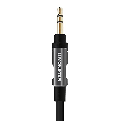 Monster 8-inch Audio Splitter, Dual 3.5mm Output Jacks, Connect Audio From Smartphones/Tablets/Any Device With 3.5mm Headphone Jack To Headphones, Female Headphone Mic Audio Y Splitter Cable