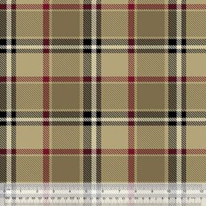 Proper Plaid Anti-Pill No-Sew Throw Fleece Fabric Kit (50x60)