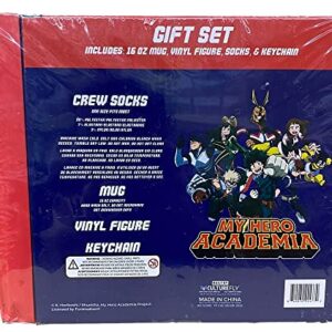 My Hero Academia 5pc Gift Set (Plus 2 Sheets of Gift Wrap) 4 cubic inch