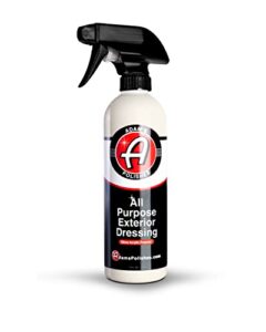 adam's all purpose dressing (16oz) - ready-to-use water-based plastic, rubber, and vinyl dressing, long-lasting and restorative shine, uv protective, no greasy or sticky feel