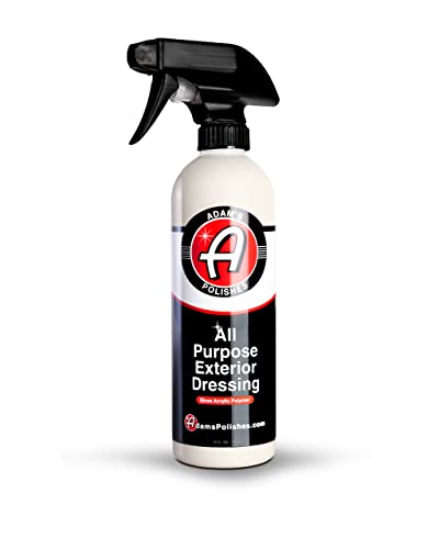 Adam's All Purpose Dressing (16oz) - Ready-To-Use Water-Based Plastic, Rubber, and Vinyl Dressing, Long-Lasting and Restorative Shine, UV Protective, No Greasy or Sticky Feel