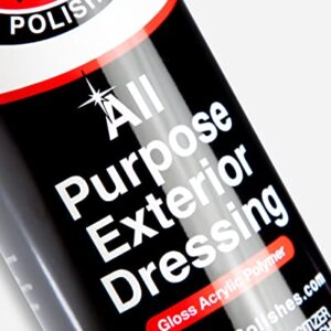 Adam's All Purpose Dressing (16oz) - Ready-To-Use Water-Based Plastic, Rubber, and Vinyl Dressing, Long-Lasting and Restorative Shine, UV Protective, No Greasy or Sticky Feel