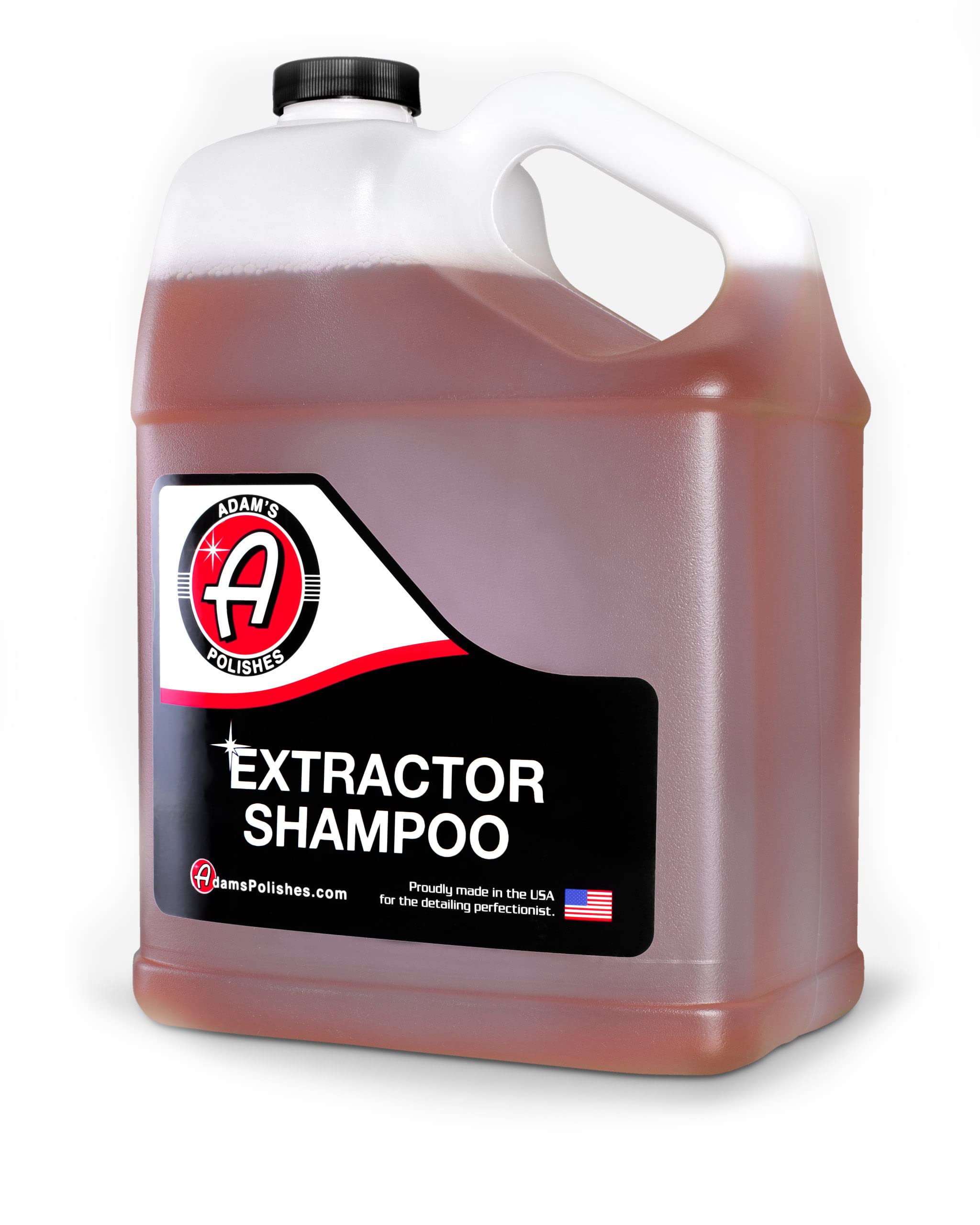 Adam's Carpet Extractor Shampoo (Gallon) - Best Vehicle Carpet Detailing Concentrate, Safe Car Flooring Wash For Heated Carpet Extractor, Powerful Auto Floor Cleaning Soap - Low Foam, Citrus Scent