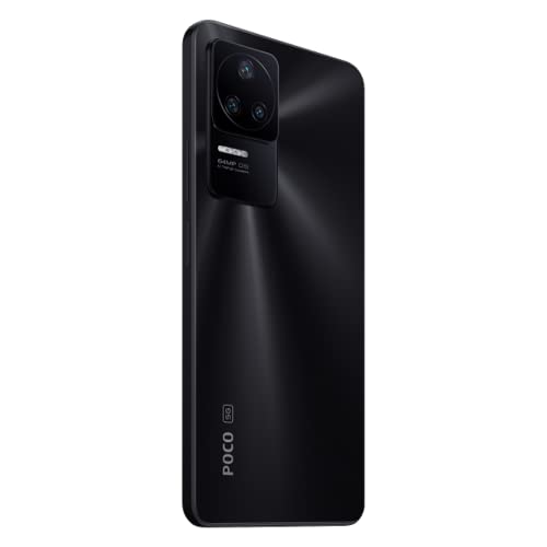 Poco F4 5G + 4G LTE 128GB + 6GB Global Version Unlocked 6.67" 120Hz 64Mp Triple Camera (Not Verizon Sprint Boost Cricket Metro At&T) + (w/Fast Car 51W Charger Bundle) (Night Black)