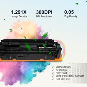 TESEN 410X (with New Chips) Remanufactured Toner Cartridge Replacement for HP 410X CF410X for HP Color Pro M452dn M452dw M452nw MFP M477fdw M477fnw M477fdn M377dw (Black, 2PK) Green Series