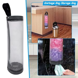 Kitchen Rubbish Bag Round Storage Bag Miscellaneous Wall Hanging Organizer Convenient Extraction Box Storage Bag Hanging Bag Small Pink Trash Bags