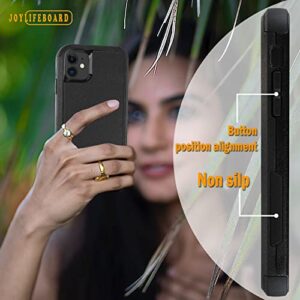 Joylifeboard for iPhone 11 Case, 3 in 1 Heavy Duty Protection Phone Case for iPhone 11, 3-Layers [Shockproof] [Dropproof] [Anti-Slip] Phone Case Cover for Apple iPhone 11-Black