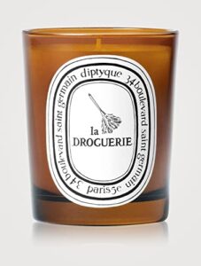 diptyque - la droguerie - odor removing candle with basil 6.5 oz.
