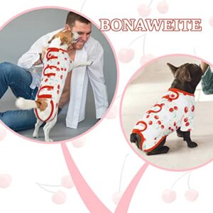 Bonaweite Dog Recovery Suit After Surgery, Pet Professional Surgical Shirt for Male Female Dogs Abdominal Wounds Bandage, Substitute E-Collar & Cone, Post-Operative Puppy Cat Onesies Snugly Vest