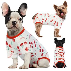 bonaweite dog recovery suit after surgery, pet professional surgical shirt for male female dogs abdominal wounds bandage, substitute e-collar & cone, post-operative puppy cat onesies snugly vest