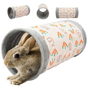 Bonjin Guinea Pig Tubes & Tunnels, Tunnel Toys for Dwarf Rabbits Bunny Guinea Pigs Kitty and Other Small Animals Hideout Activity