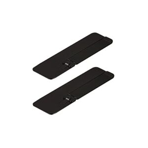 2-pack thin phone kickstand, foldable and portable, black