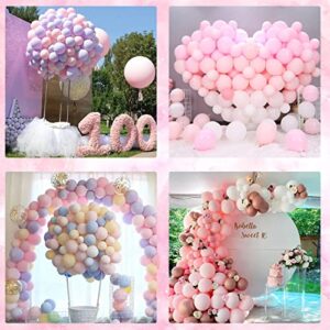 Balloon Garland Arch kit 8 Pack for Baby Shower Birthday Decorations, Tying Tool, Balloon Double-Hole Strips, 100 Dot Glue Point Stickers, Flower Clips, Suitable for Party Wedding Birthday Christmas