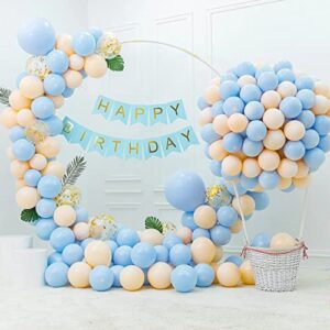 Balloon Garland Arch kit 8 Pack for Baby Shower Birthday Decorations, Tying Tool, Balloon Double-Hole Strips, 100 Dot Glue Point Stickers, Flower Clips, Suitable for Party Wedding Birthday Christmas