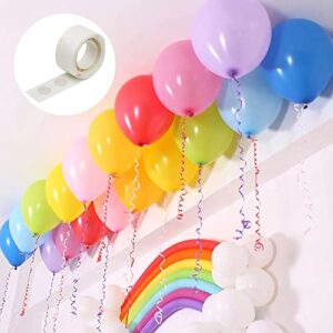 Balloon Garland Arch kit 8 Pack for Baby Shower Birthday Decorations, Tying Tool, Balloon Double-Hole Strips, 100 Dot Glue Point Stickers, Flower Clips, Suitable for Party Wedding Birthday Christmas