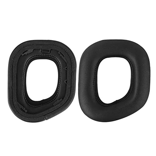 Geekria Comfort Replacement Ear Pads for Corsair HS80 RGB Wireless Headphones Ear Cushions, Headset Earpads, Ear Cups Cover Repair Parts (Black)