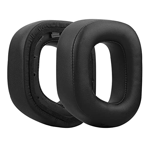 Geekria Comfort Replacement Ear Pads for Corsair HS80 RGB Wireless Headphones Ear Cushions, Headset Earpads, Ear Cups Cover Repair Parts (Black)