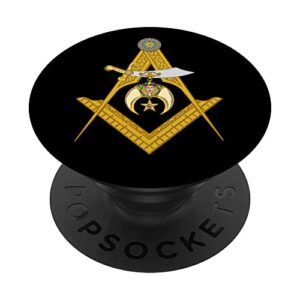 masonic square and compasses shriners dad father's day gift popsockets swappable popgrip