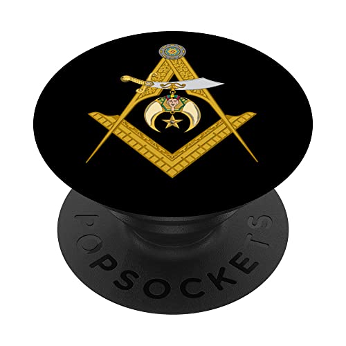 Masonic Square and Compasses Shriners Dad Father's Day Gift PopSockets Swappable PopGrip