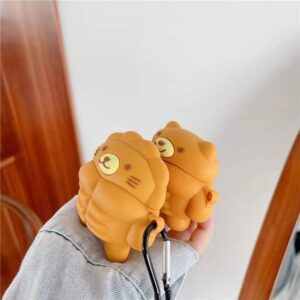 for Air pod pro Case Generation Case, Cute 3D Lovely Unique Cartoon for Air pod pro Silicone Cover Fun Funny Cool Design Fashion Cases for Boys Girls Kids Teen for Air pod pro Case (Muscle Bear)