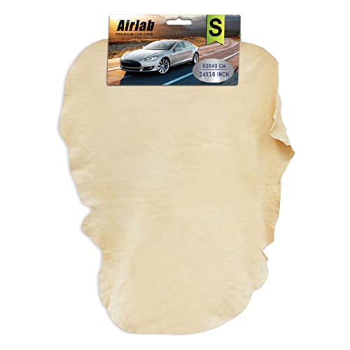 Chamois Cloth for Car Shammy Towel 24'' x 16'' (2.58 sq ft) Car Drying Towel Absorbent Real Leather Lint Free Streak Free for Car Wash 1 Pack