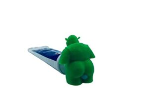 daodan shrek pooping toothpaste cap fun interesting gadgets gift for friends family, default, green