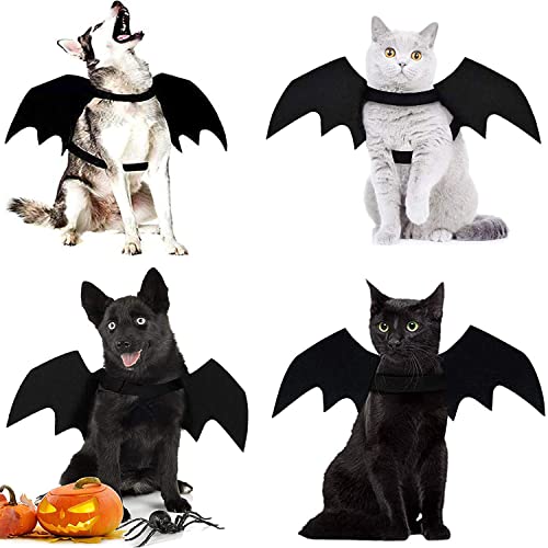 Strangefly Halloween Dog Bat Costume, Dog Bat Wings with Pet Leads, Funny Dog Cool Apparel Decoration, Dress Up Party Accessories for Cat Puppy Small Medium Large Dog Doggy Outfits (X-Large)