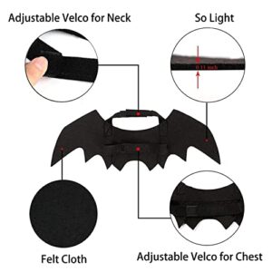 Strangefly Halloween Dog Bat Costume, Dog Bat Wings with Pet Leads, Funny Dog Cool Apparel Decoration, Dress Up Party Accessories for Cat Puppy Small Medium Large Dog Doggy Outfits (X-Large)