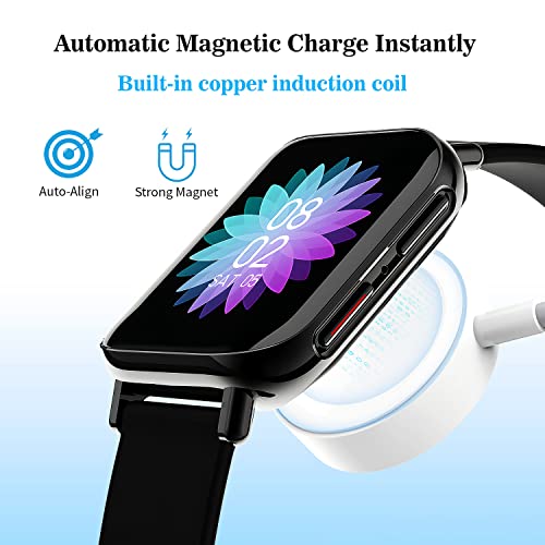 Delmog Watch Charger for Apple Watch Charger 3.3Ft-Fast Charger for Apple Watch Wireless Charging Cable Compatible with All Watch Series 8 7 6 SE 5 4 3 2 1