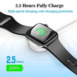 Delmog Watch Charger for Apple Watch Charger 3.3Ft-Fast Charger for Apple Watch Wireless Charging Cable Compatible with All Watch Series 8 7 6 SE 5 4 3 2 1