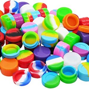 KUVIS 5ml Silicone Containers Concentrate Airtight Oil Non-stick Jars Food Grade (15)