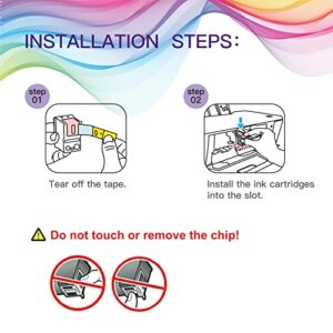 Ubinki 950 XL 951 XL Compatible Ink Cartridges Replacement for HP 950 951 XL Ink Cartridge Combo Pack to use with OfficeJet Pro 8600, 8610, 8615, 8620, 8625, 8100, 251DW, 276DW Printer, 4 Pack