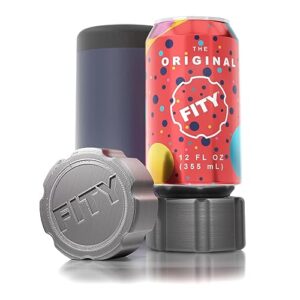 fity (2 pack) - a 12oz can adapter for the 16oz yeti miir camelbak tall koozie colster beer soda drink cooler cozy insulator spacer extension, 473ml