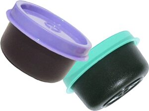 tupperware minis smidgets storage containers set of 2 black purple mint green